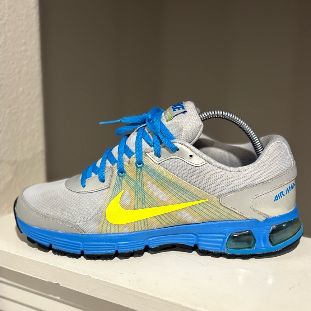 Nike Max Run Lite 3 Running Shoes 488167-006 Womens Size 10 Aqua Yellow Grey - Picture 6 of 10